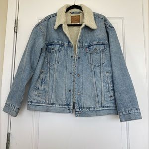 Levi’s Ex-boyfriend Sherpa Trucker Jacket